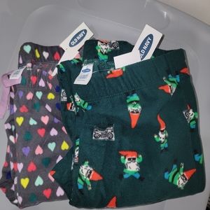 Old Navy Flece Pajama bottoms Size 10